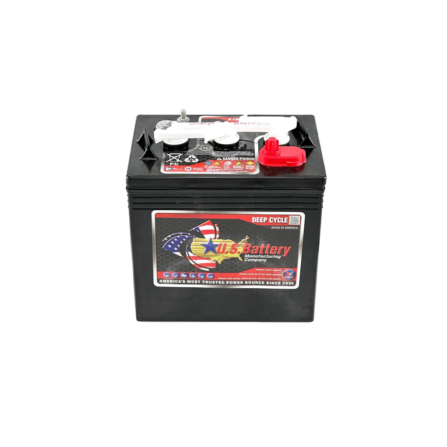 Set of 2 | US Battery US1800XC2 6 Volt 208Ah Deep Cycle Golf Cart, Solar, Marine, RV & Industrial Use Battery | BCI Group GC2 ~ Replaces T-605 T605 | T-105 T105