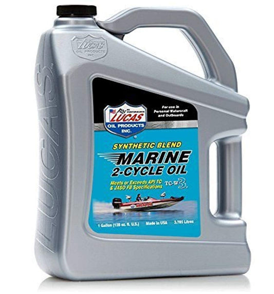 Lucas Oil 10860 Synthetic Blend 2-Cycle Marine Oil