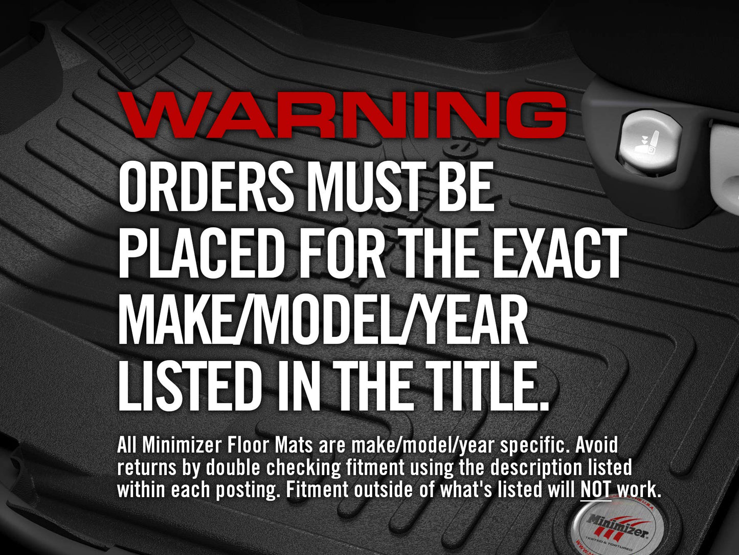 Minimizer Floor Mats; Works with Kenworth W990 (2019-20), Manual Trans; Part #10002647