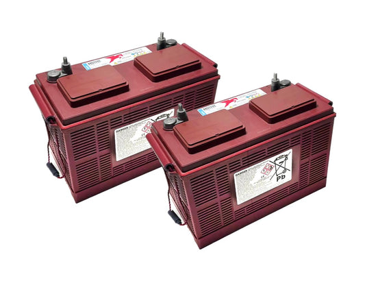 Trojan 30XHS 12V 130Ah Flooded Lead Acid Battery (Set of 2)