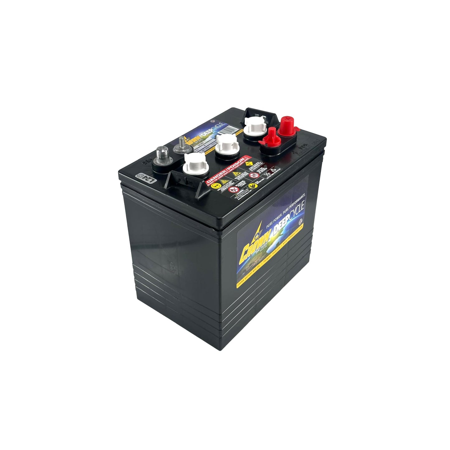 Crown Battery CR-205 6V Volt Deep Cycle Golf Cart Battery 205AH