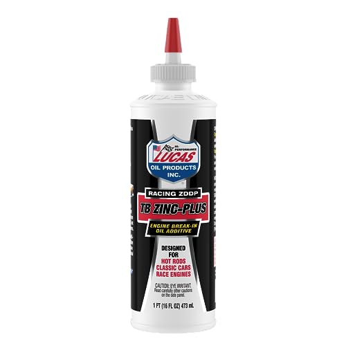 Lucas Oil 10063 Engine Break in Oil Additive w/TB Zinc Plus - 16 Ounce
