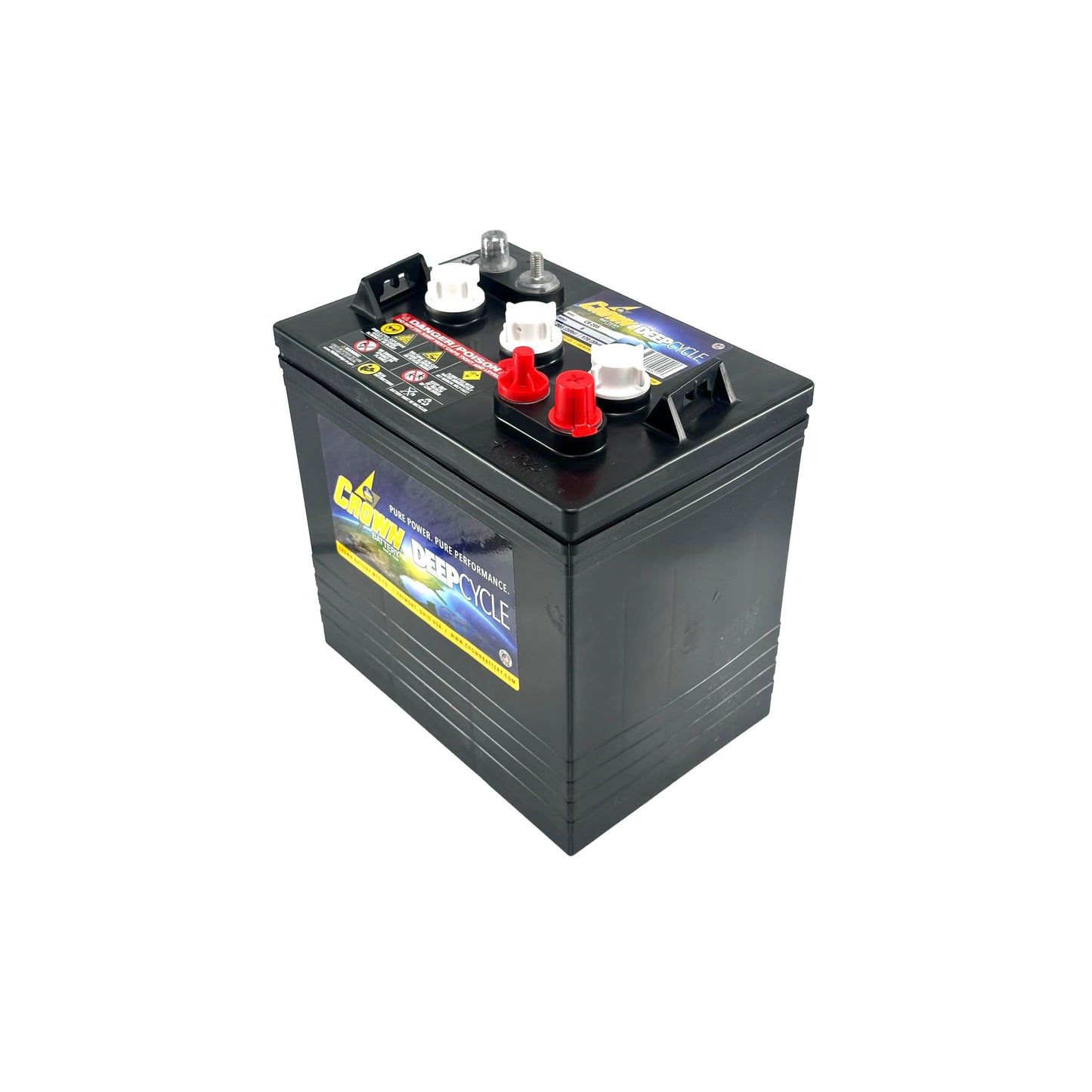 Crown Battery CR-205 6V Volt Deep Cycle Golf Cart Battery 205AH