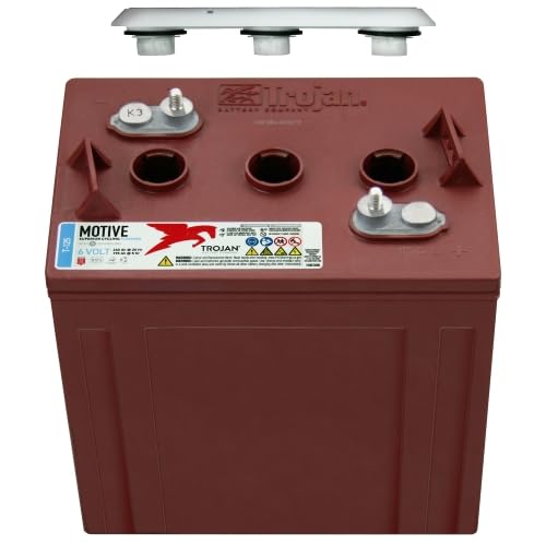 Trojan Motive T-125 GC2 6V 240Ah Deep Cycle Flooded Lead Acid Battery x2