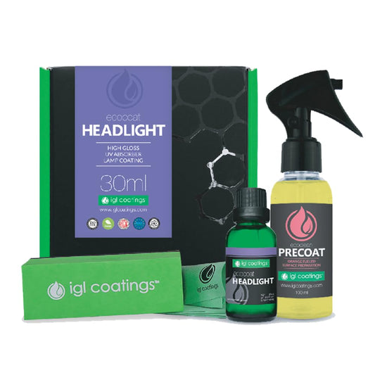 IGL Ecocoat Headlights, UV Absorber (30ml) – Ultimate Headlight Coating for Long-Lasting Clarity & Protection