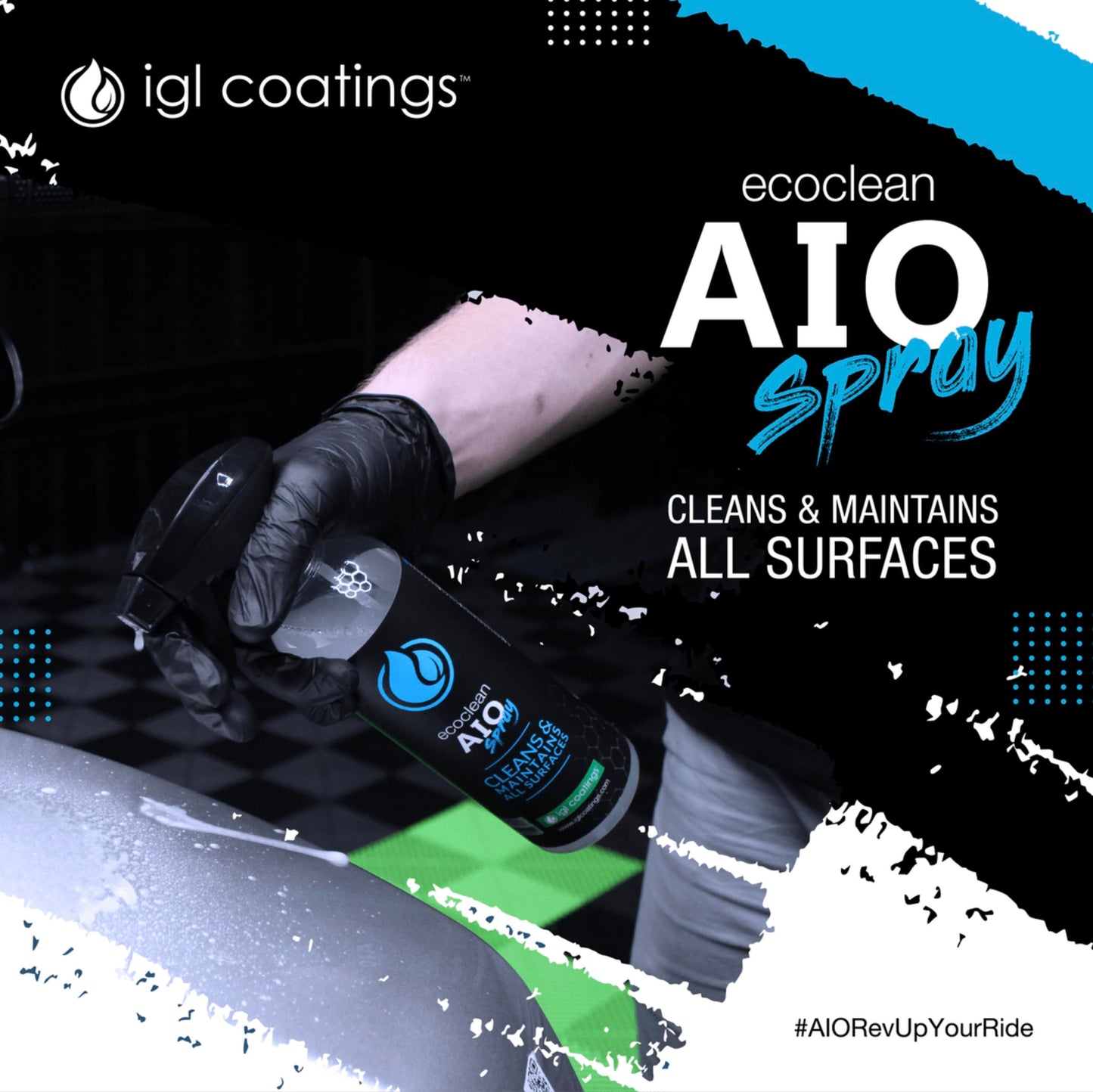 IGL AIO Spray, Cleans and Maintains All Surfaces (500ml) - Utimate Detailing Spray