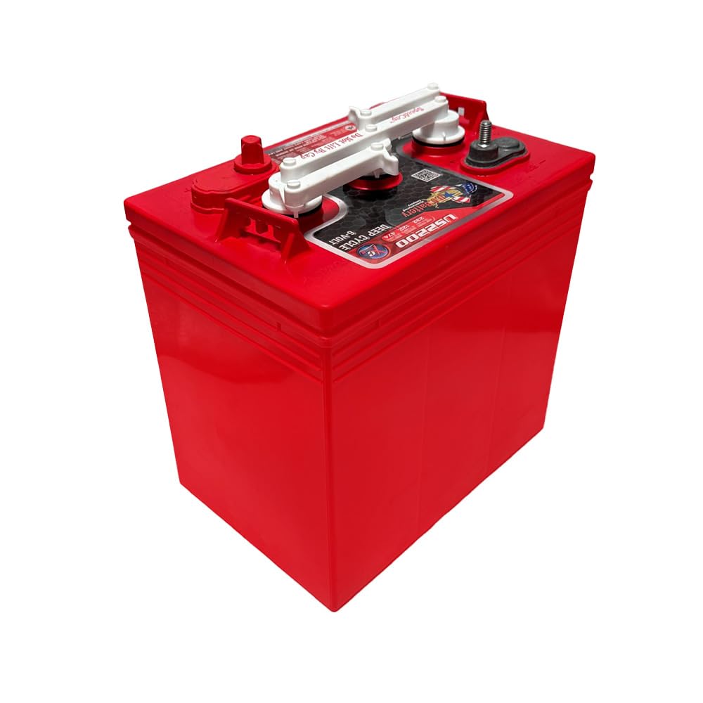 (Set of 12) US Battery US2200XC2 6 Volt 232 Ah Deep Cycle Battery, Group Size GC2 | Replaces T-105 T105