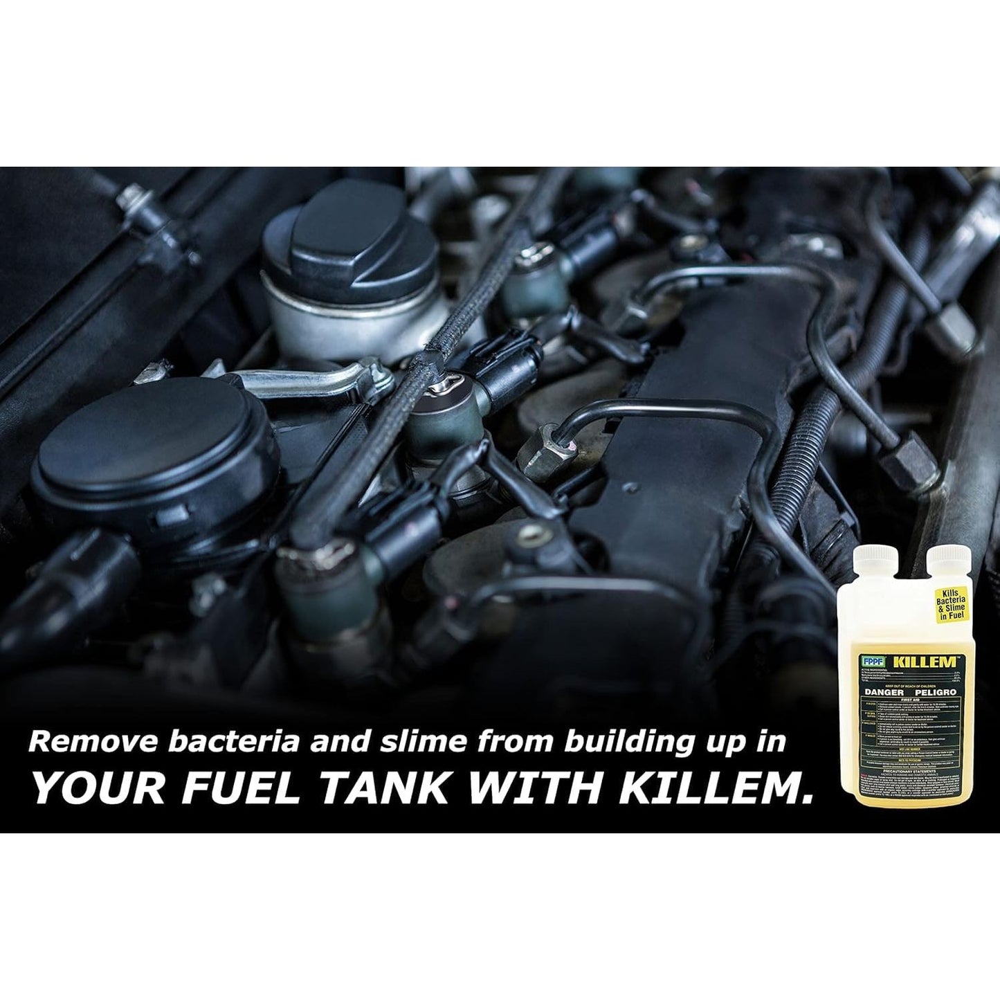 FPPF Killem 00119 Biocide, 16 oz. Bottle (Pack of 6)