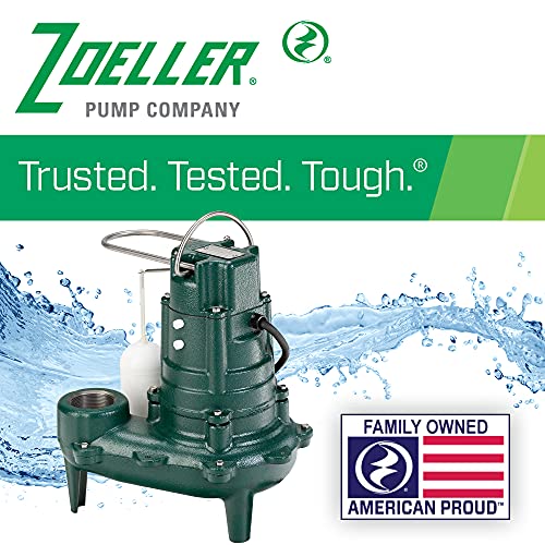 Zoeller 267-0006 M267-25 2-inch Sump Pump with 25 foot cord, 1/2 Horsepower