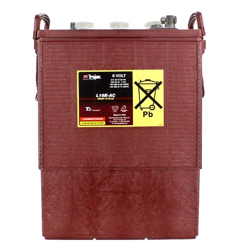 Trojan L16E-AC 370Ah Flooded Lead Acid BCI 903 Deep Cycle Battery x4