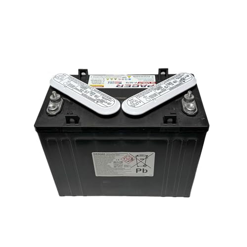 Set of 4 | Pacer P-1275 12V 145Ah Deep Cycle Golf Cart, Solar, Marine, RV, and Industrial Use Battery. Compatible with Trojan T-1275 | T1275