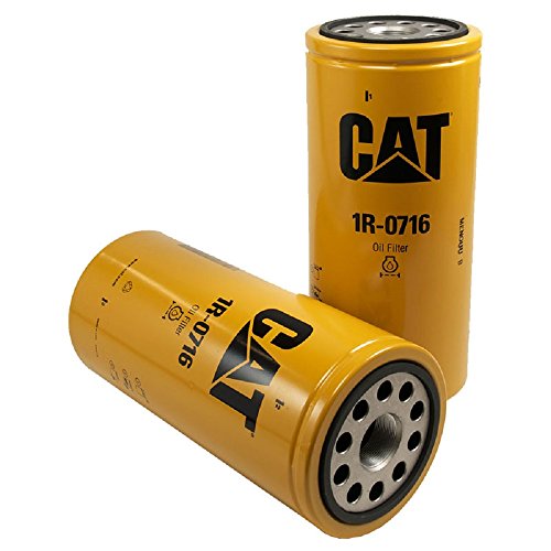 Caterpillar 1R0716 1R-0716 Engine Oil Filter Advanced High Efficiency Multipack (Pack of 2)