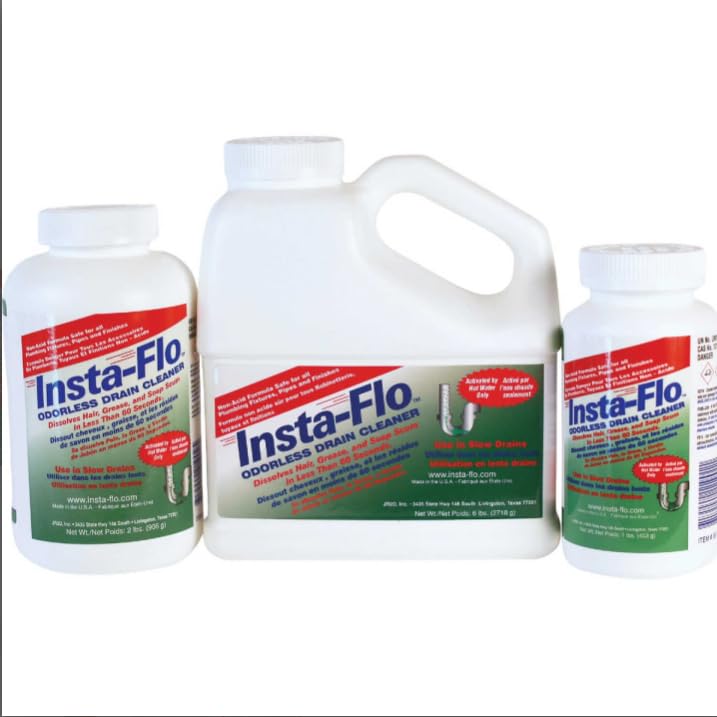 Insta-Flo Crystals Drain Cleaner 1 lb.