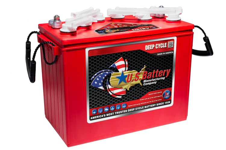 Set of 2 | US Battery US12VXC2 12 Volt 155 Ah Deep Cycle GC12 Battery ~ Replaces T-1275 T1275
