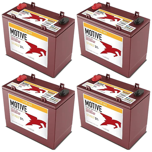 4 Pack T1275-AES 12V Superior Deep Cycling VRLA AGM Batteries Replaces GC12
