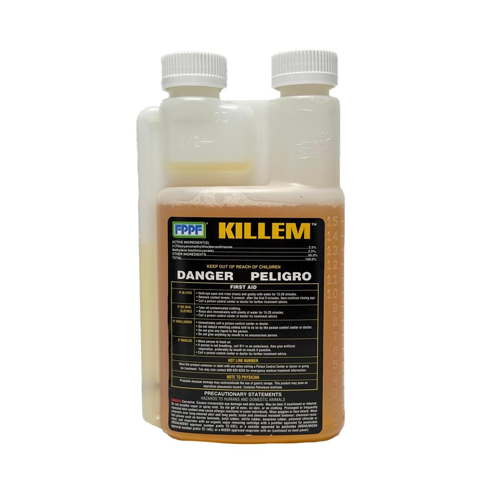 FPPF Killem 00119 Biocide, 16 oz. Bottle (Pack of 2)