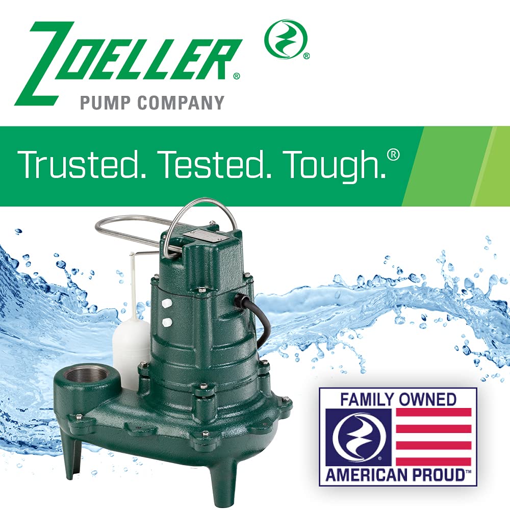 Zoeller Zoeller 267-0001 1/2 HP Automatic Submersible Sewage and Effluent Pump
