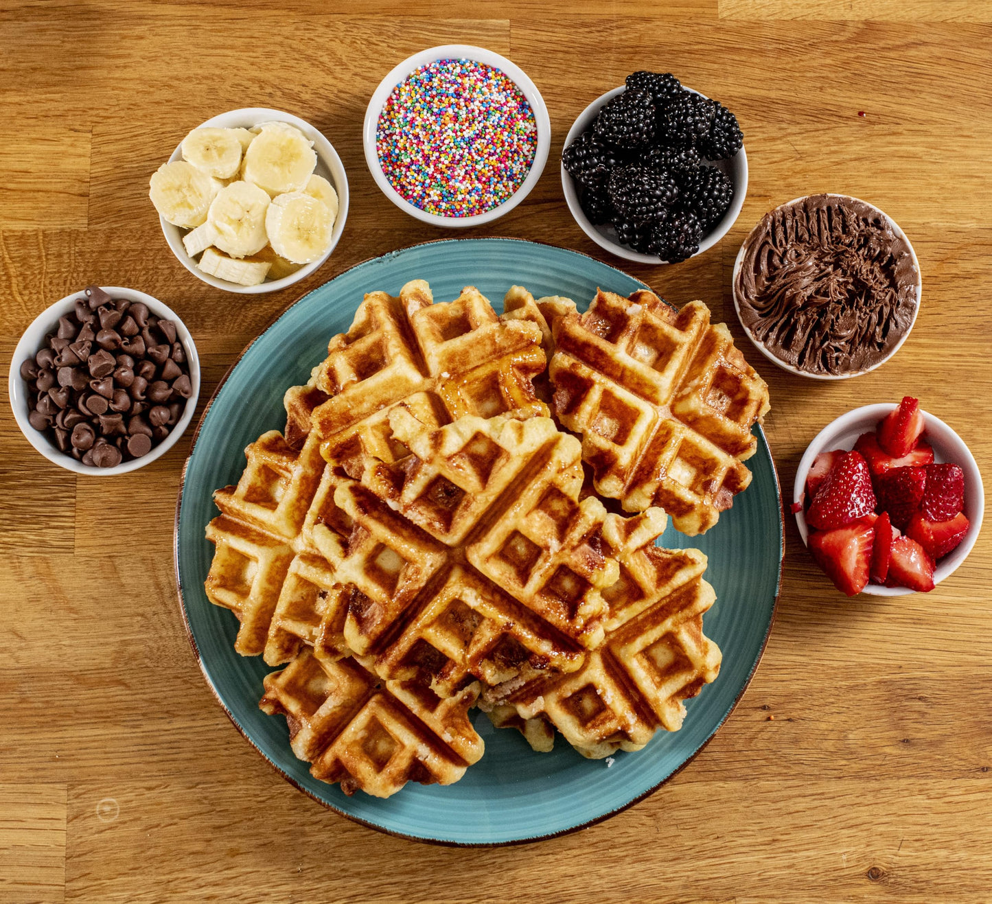 Wafel-Bitte Belgian Liege Waffle Mix with Imported Belgian Pearl Sugar