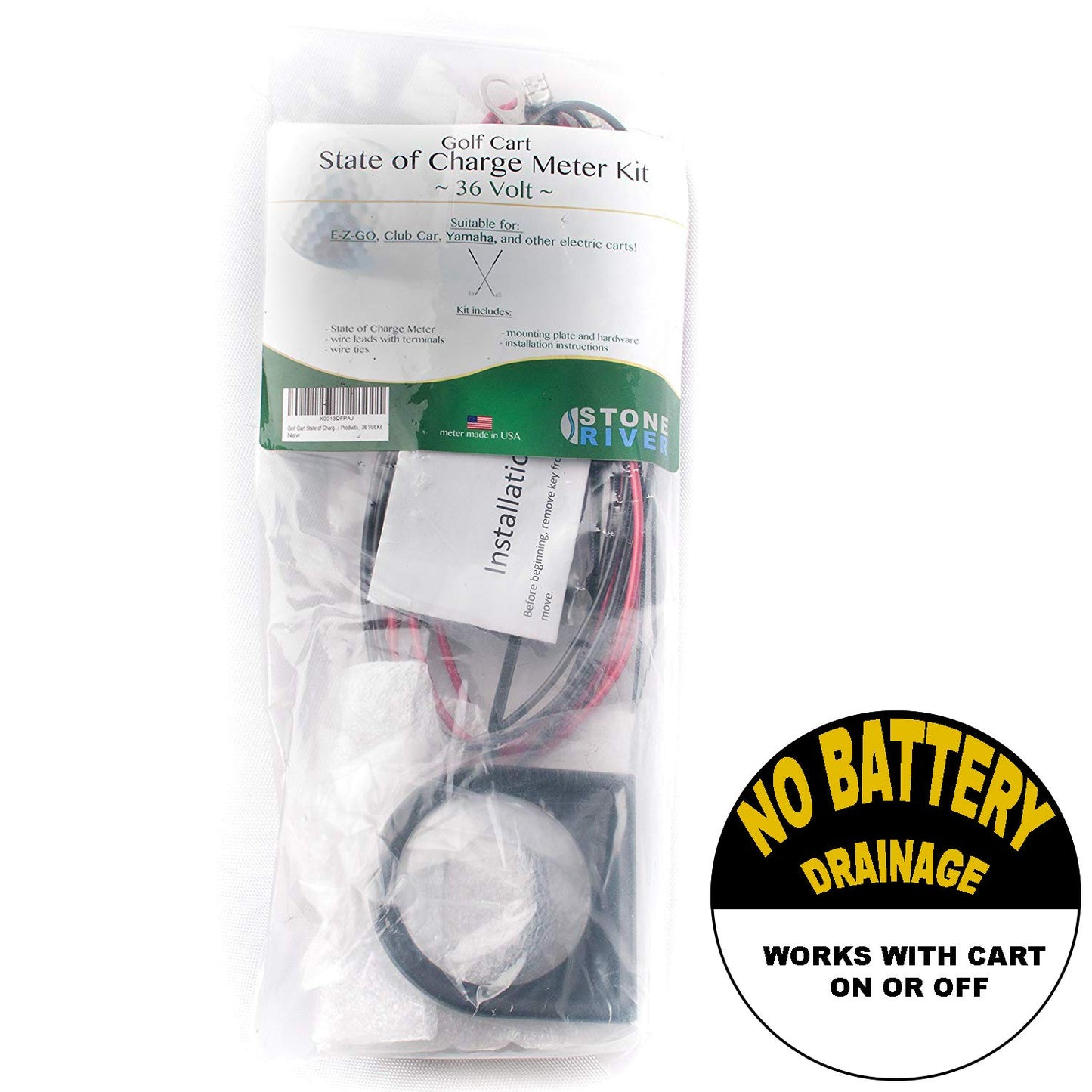 Stone River Golf Cart Meter