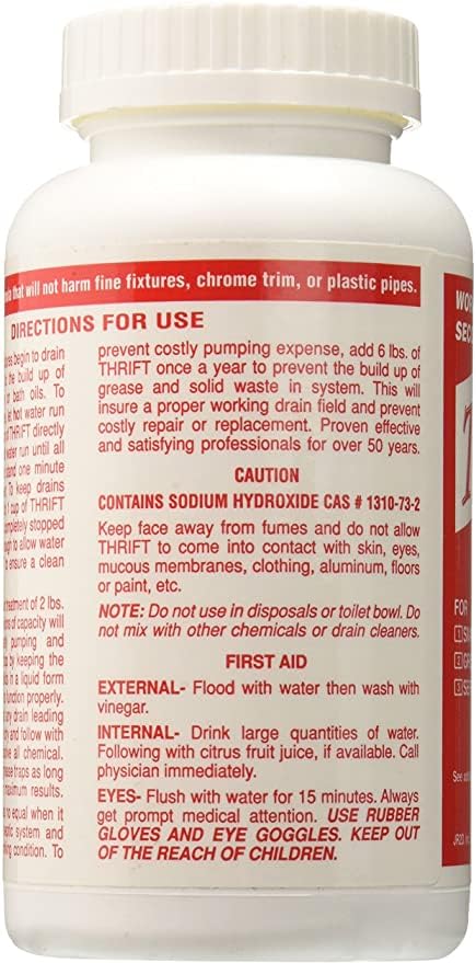 Thrift T-200 Drain Cleaner 2 lb (Pack of 2)