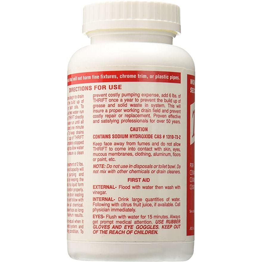 Thrift T-200 Drain Cleaner 2 lb (Pack of 2)