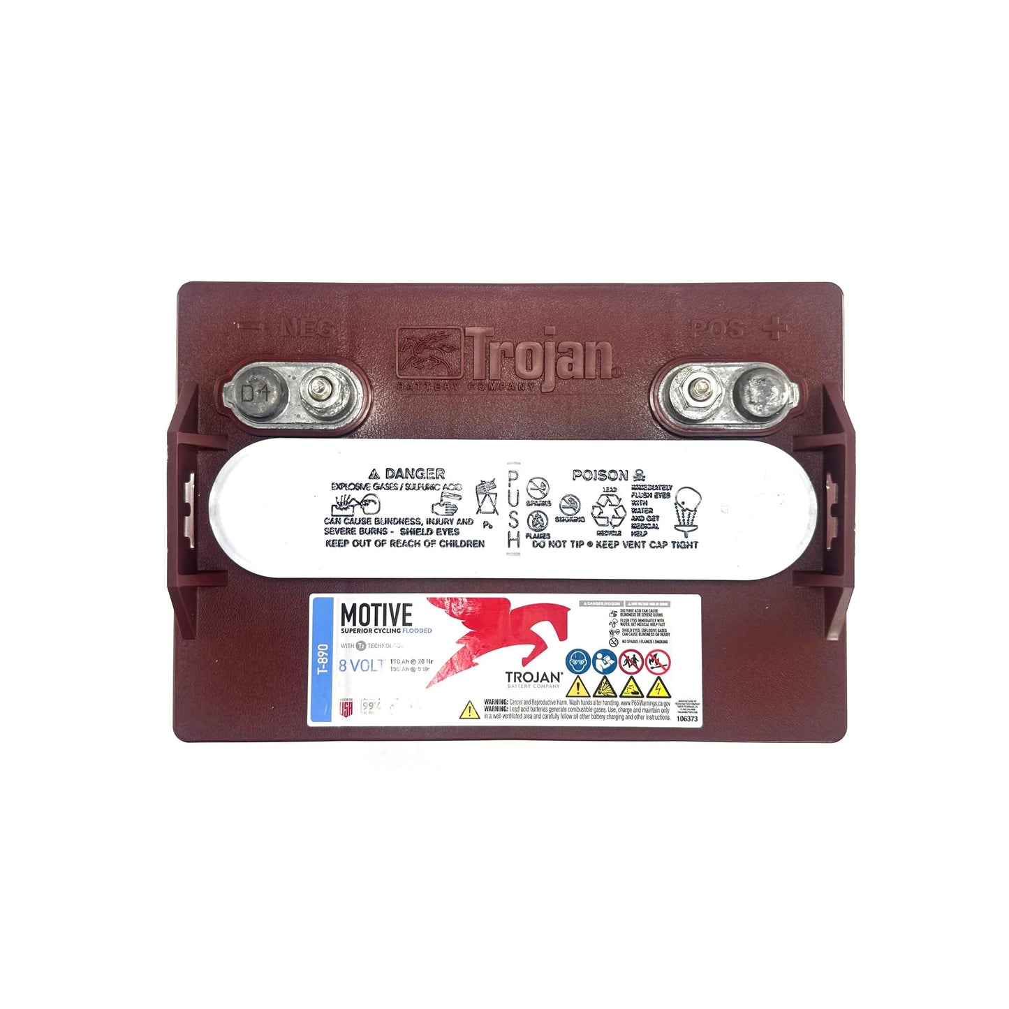 Trojan T-890 Deep Cycle 8V Battery X6