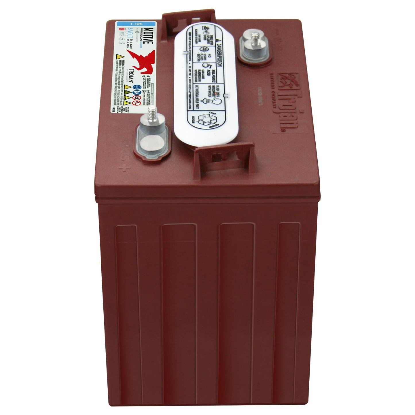 Trojan T-125 240Ah, 6V Deep Cycle Battery - 4 Pack