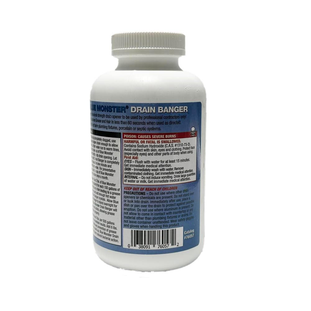 Blue Monster 76057 Drain Banger Drain Cleaner (2 lbs.)