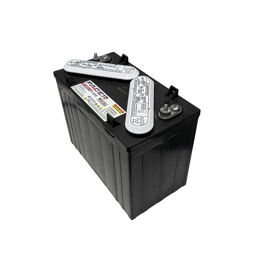 (Set of 12) Pacer P-1275 12V 145Ah Deep Cycle Golf Cart, Solar, Marine, RV, and Industrial Use Battery. Compatible with Trojan T-1275 | T1275