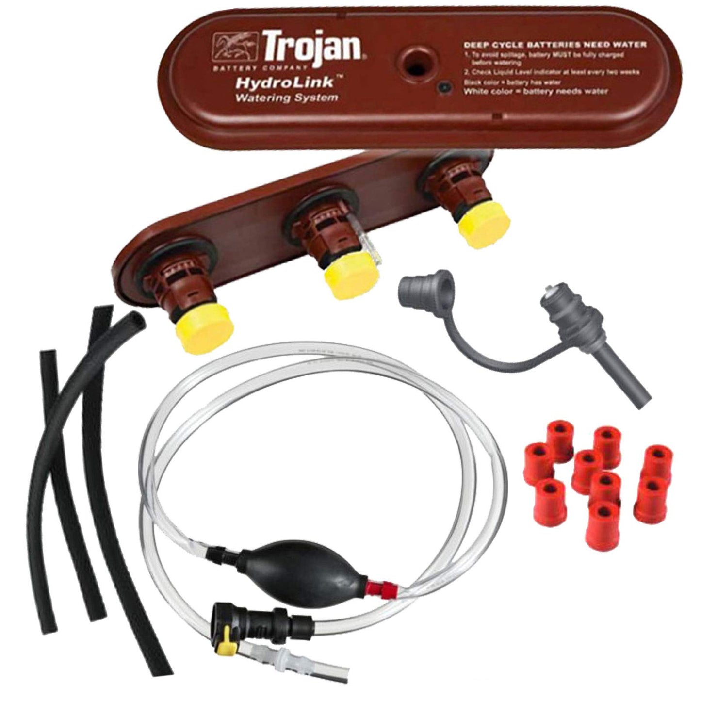 Trojan HydroLink Watering System for 48V Universal 6V Battery Kit Plus HANDPUMP