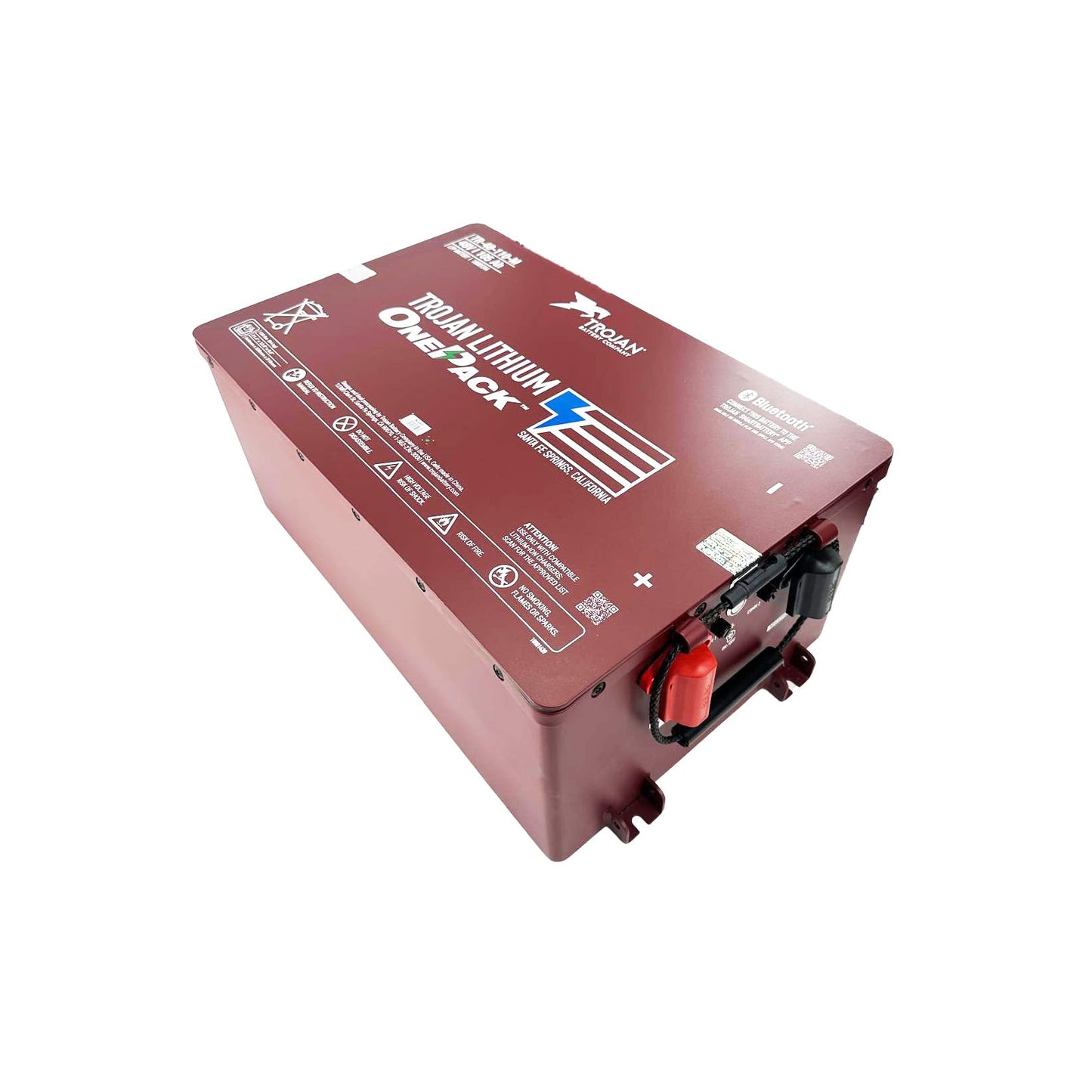 Trojan OnePack 48V 105Ah Lithium Golf Cart Battery Bundle | No Maintenance