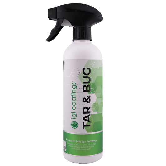 IGL Coatings Tar Remover – 500ml Bio-Ester Formula, Automotive Tar & Residue Cleaner, Biodegradable, Low VOC, No Naphtha or D-Limonene – Safe on Paint, Metal, Glass & Coated Surfaces