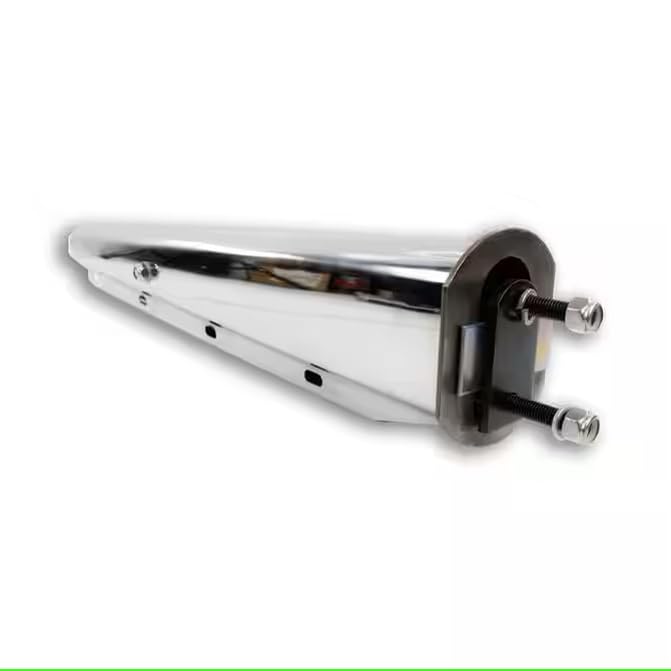 Power Products Stainless Steel Spring-Loaded Mud Flap Hanger Set, 30 Inch, Straight Bar
