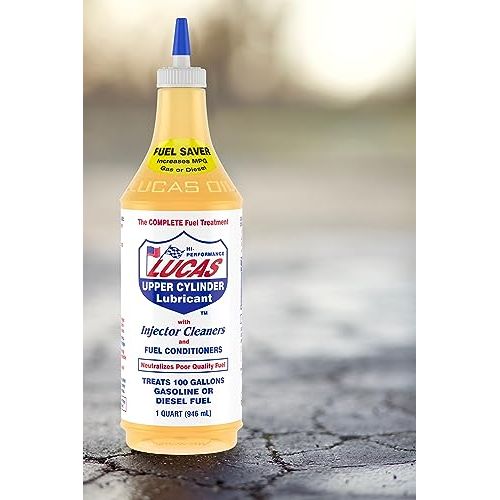 LUCAS Oil 10003-PK12 Fuel Treatment - 1 Quart