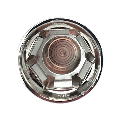 10 ALCOA 33mm Chrome Push On Hex Lug Nut Cover with Flange, Interior Metal Clips