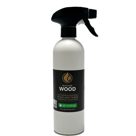 IGL Ecocoat Wood and Timber Surface Coating (500ml) - Premium Water-Based Ceramic Coating for Wood Protection