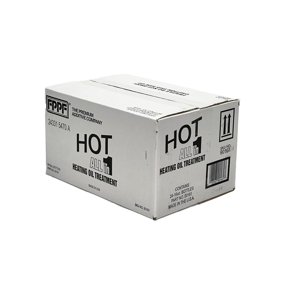HOT 4-in-1 Heating Oil Treatment, Case of 24 bottles, 16 ounces each