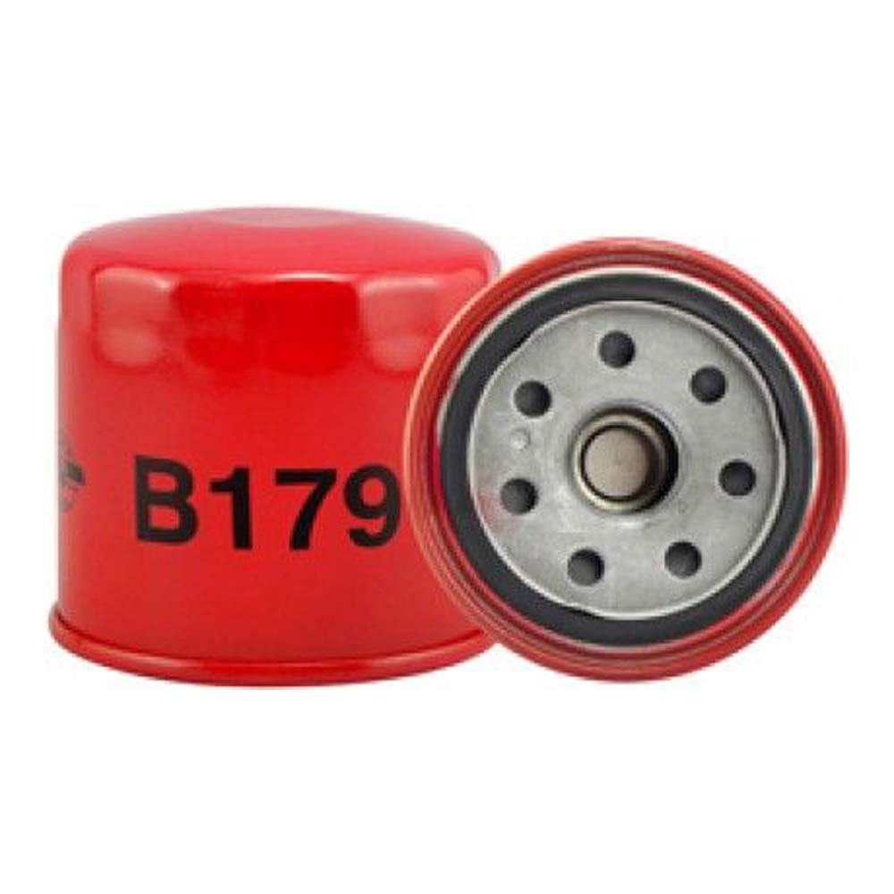 Baldwin Filters Oil Filter, Spin-On, Full-Flow, Red