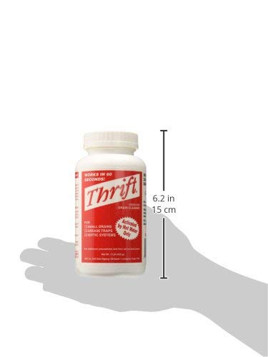 Thrift T-100 Alkaline Based 1-Pound Granular Drain Cleaner (4-(Pack))