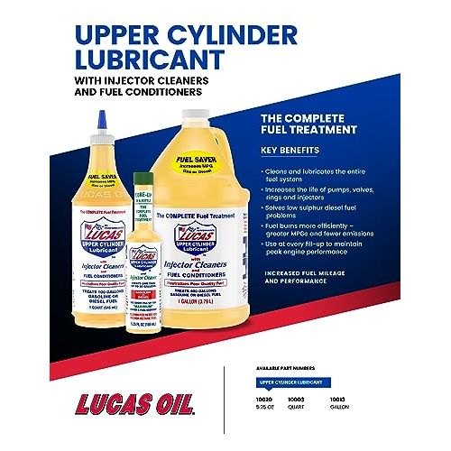 LUCAS Oil 10003-PK12 Fuel Treatment - 1 Quart