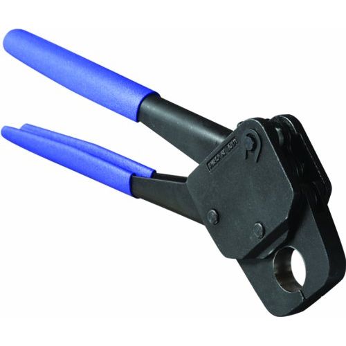 Viega 41744 PureFlow 3/4-Inch Zero Lead Compact Angled PEX Crimp Hand Tool with Blue Handle