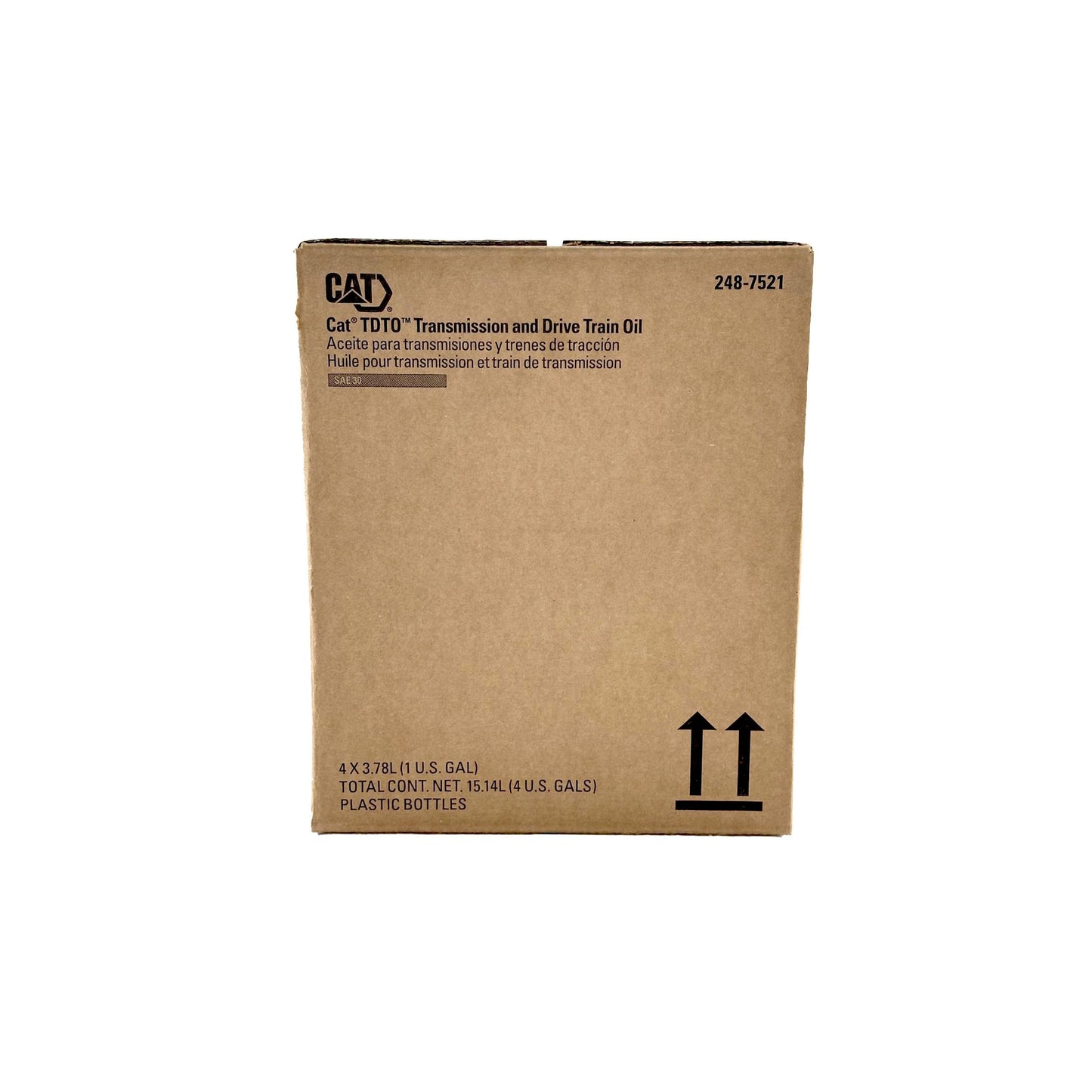 Cat 248-7521 Transmission and Drivetrain Oil TDTO 30 | Case of 4 Gallons