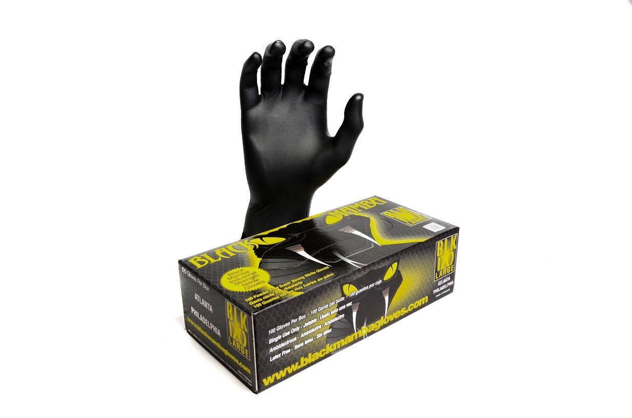 Black Mamba Super Strong Nitrile 100 Glove Box