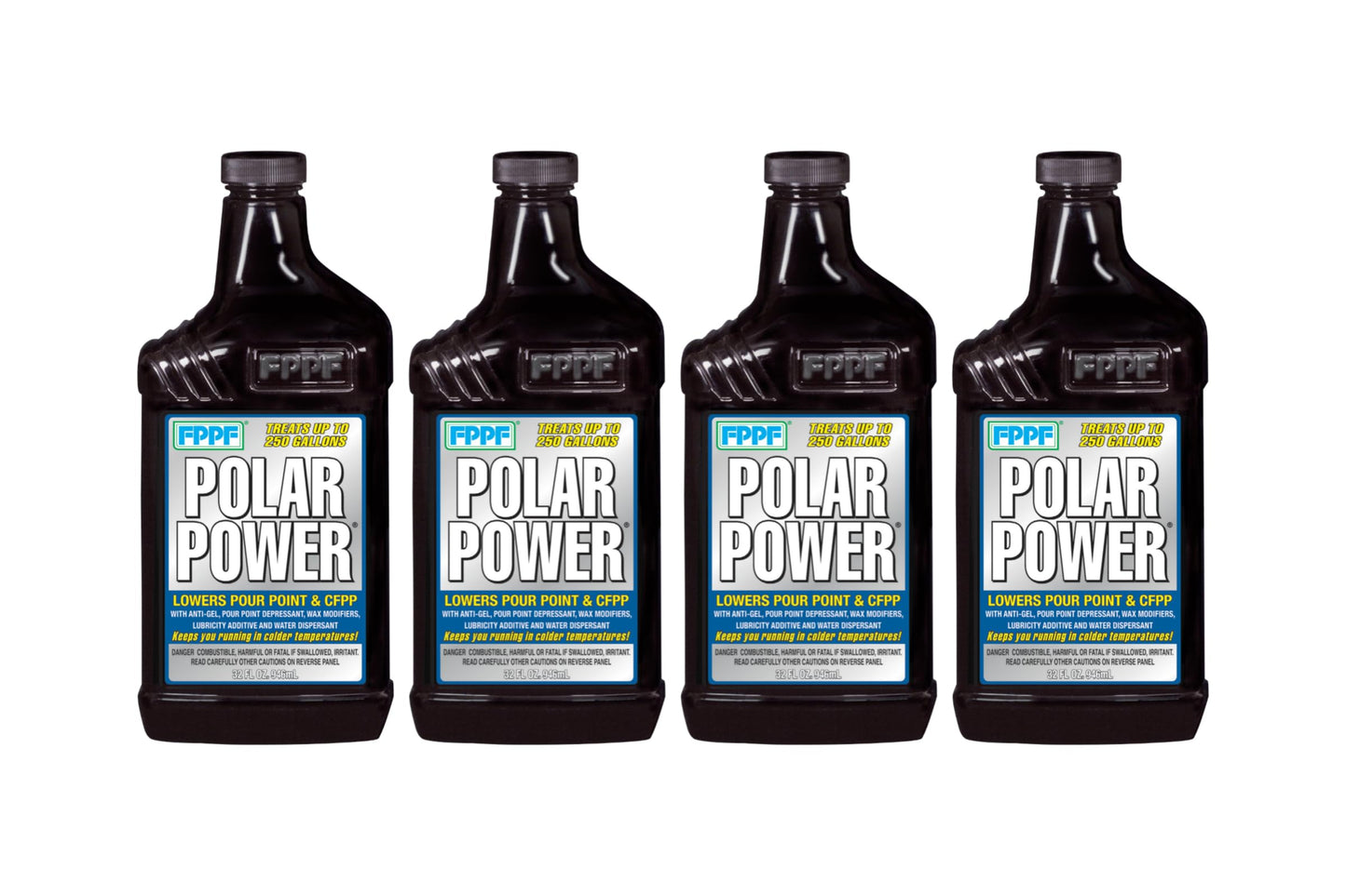 FPPF Polar Power® 00106 Diesel Fuel Treatment – 32 oz. (Pack of 4)