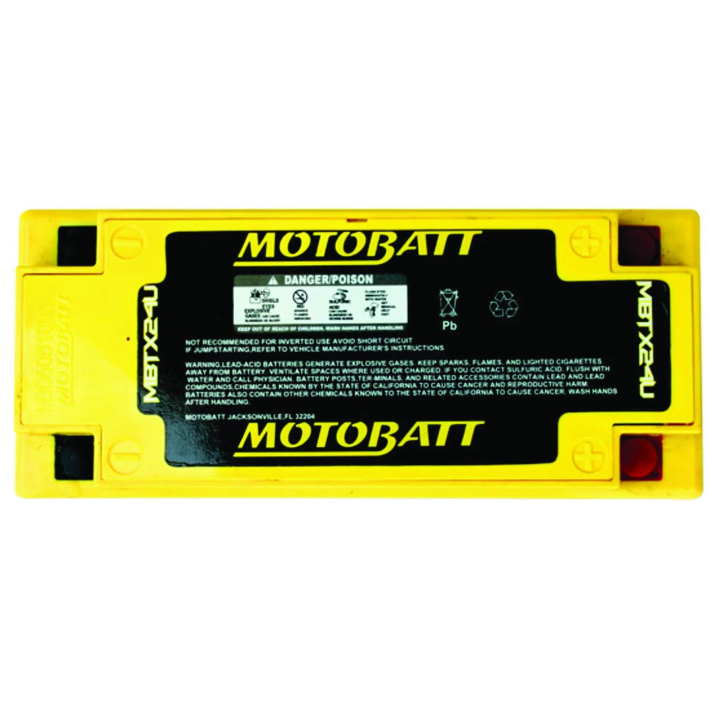 MotoBatt DB Electrical MBTX24U New Battery for Motobatt Battery 25Ah,Brp Can-Am,Bimota Spyder,Ducati,Honda,Kawasaki,Yamaha,Artic Cat,Suzuki,Brp Ski-doo SY50-N18L-AT 12N18-3A Y50-N18A-A Y50-N18L-A