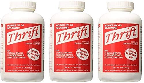 Thrift T-200 Drain Cleaner 2 lb (Pack of 3)