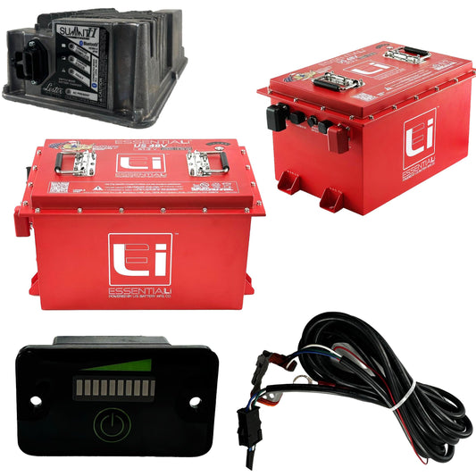 U.S. Battery ESSENTIAL Li® Deep Cycle Lithium-Ion Golf Cart Battery US 48V 105 Ah | Waterproof, Maintenance-free with integrated Battery Management System (BMS)