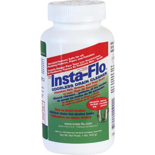Insta-Flo Crystals Drain Cleaner 1 lb.