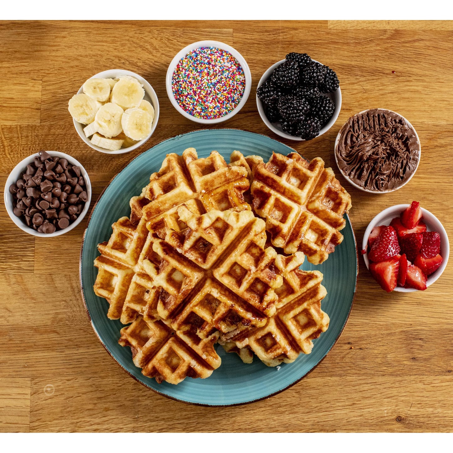 Wafel-Bitte Belgian Liege Waffle Mix with Imported Belgian Pearl Sugar