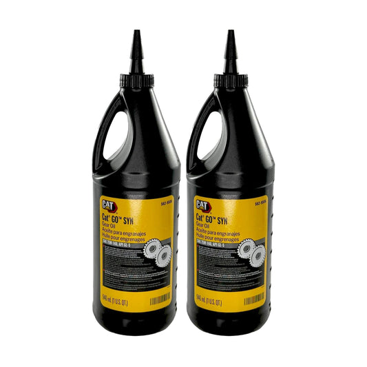 Cat 562-9506 GO Synthetic 75W-140 Gear Oil | 1 Quart (Pack of 2)